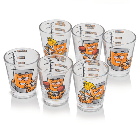 Extremely Under The Influence+ Shot Glass Bundle (Expansion Pack and 6 Shot Glasses) | Shots No Chaser
