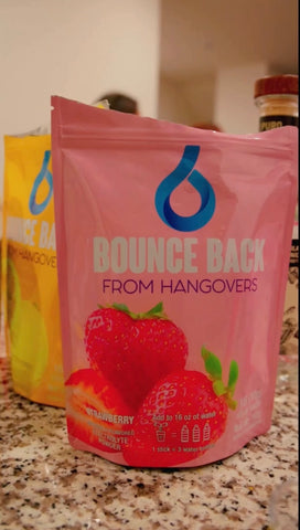 Party Pack Rehydration Bundle with Bounce Back (Strawberry) - Shots No Chaser