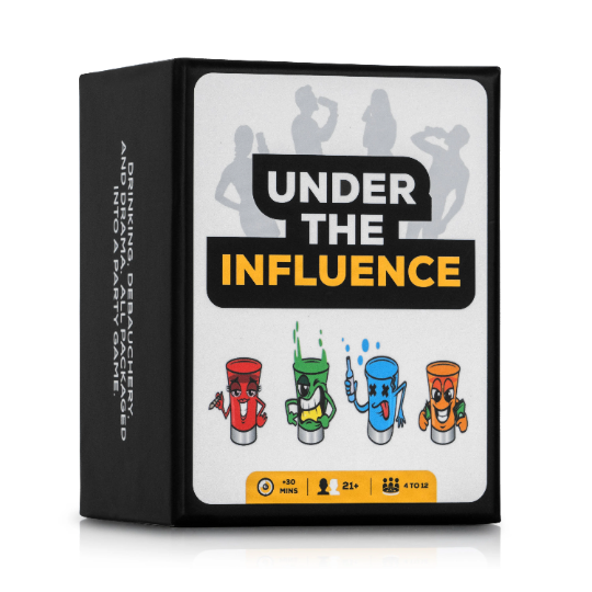 Under The Influence -The Drinking Game That Will Get You Lit - Shots No Chaser