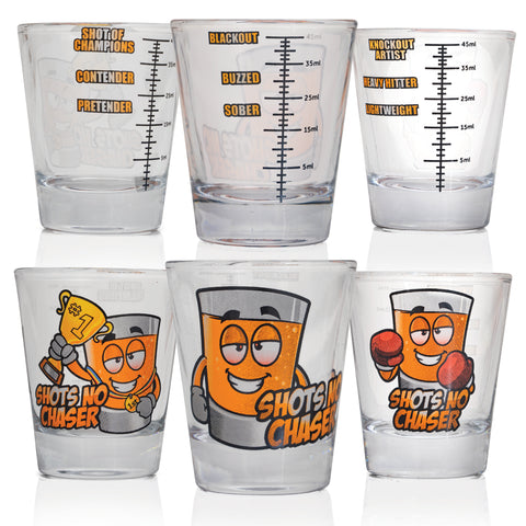 Under The Influence + Shot Glass Bundle (Both Games and Shot glasses) | Shots No Chaser
